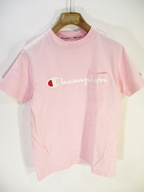 チャンピオン Champion Tシャツ カットソー 半袖 プリント 胸ポケット ピンク 桃色 S メンズ 146 ベクトルパーク チャンピオン Champion Tシャツ カットソー 半袖 プリント 胸ポケット ピンク 桃色 S メンズ 146 ベクトルパーク