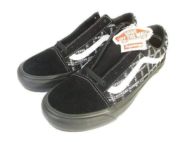 未使用品 バンズ VANS × シュプリーム SUPREME 20AW オールドスクール 