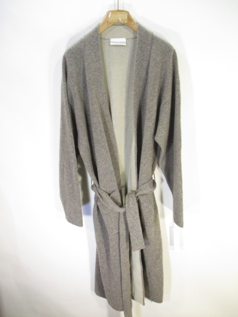 未使用品 アンダーソン アンダーソン Underson Underson ダブルフェイス ニット ガウン コート ジャケット 霜降り グレー 2 Zx メンズ 146 ベクトルパーク