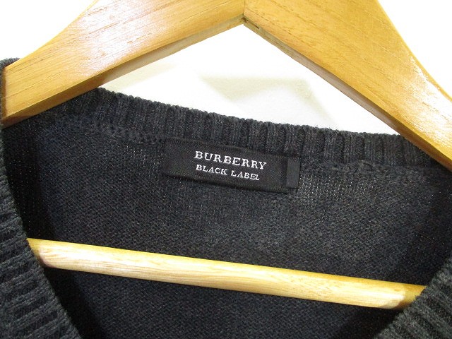 【Burberry】ブラックレーベルVネック ベスト 楽天市場】k□バーバリーブラックレーベル/BURBERRY BLACK LABEL
