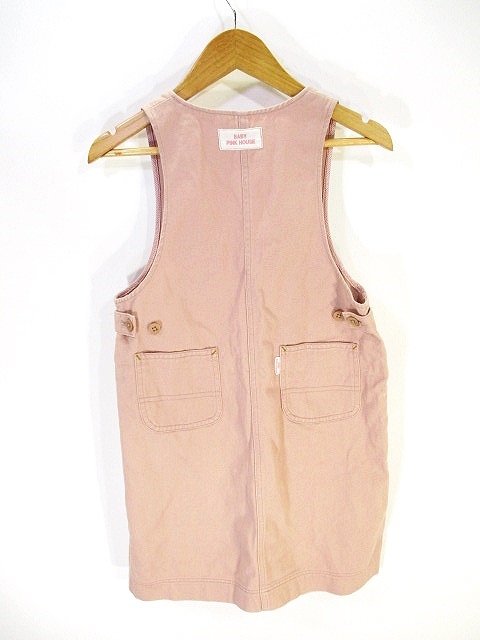 ベビーピンクハウス Baby Pink House ワンピース ノースリーブ プリント ピンク 桃色 M キッズ 146 ベクトルパーク ベビーピンクハウス Baby Pink House ワンピース ノースリーブ プリント ピンク 桃色 M キッズ 146 ベクトルパーク