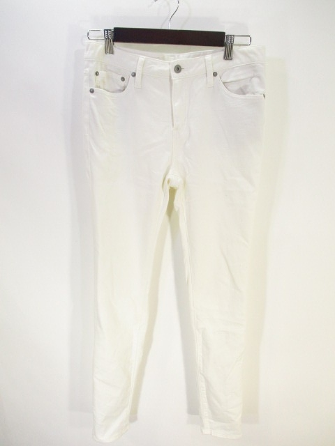ジーユー Gu スキニー ストレッチ パンツ ロング 白 ホワイト Size70 レディース 146 ベクトルパーク