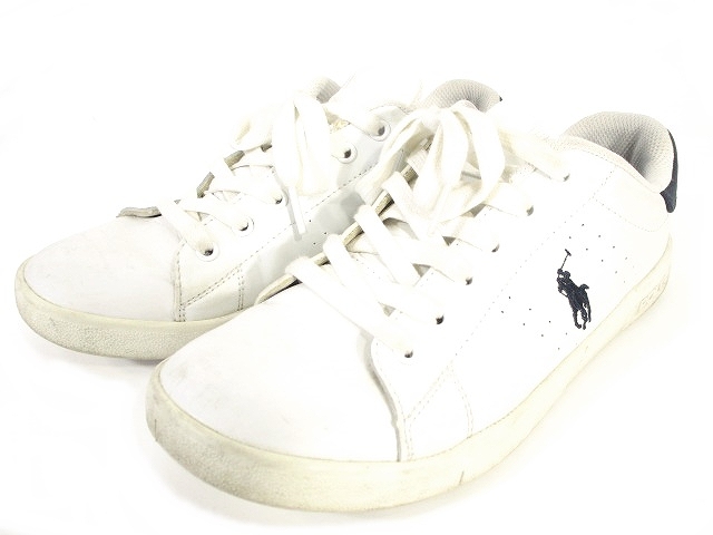 ポロ ラルフローレン Polo Ralph Lauren スニーカー シューズ ローカット 白 ホワイト 24 7 レディース 146 ベクトルパーク