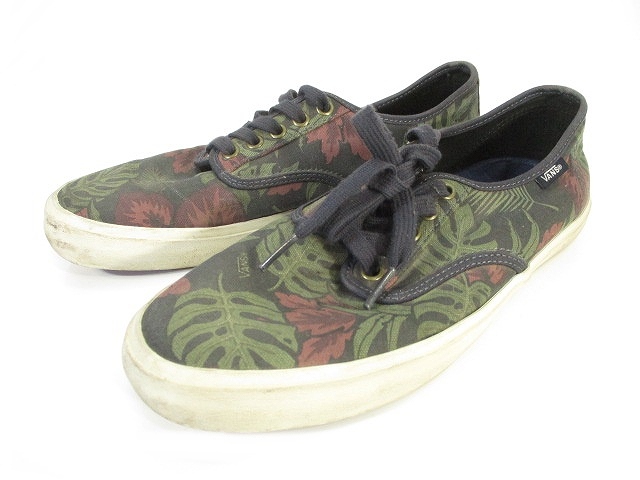 バンズ Vans オーセンティック スニーカー シューズ ローカット 緑 グリーン 26 メンズ 146 ベクトルパーク