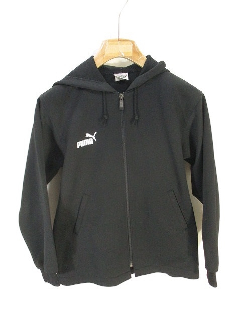 プーマ Puma ジャージ ジャケット フーデッド ワンポイント 黒 ブラック Zx メンズ 146 ベクトルパーク