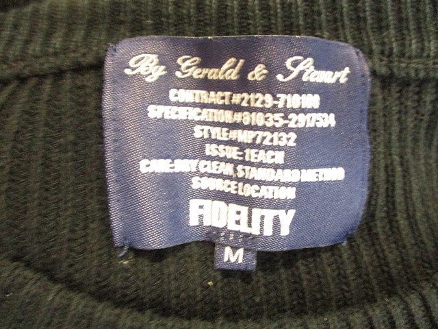 フィデリティ FIDELITY ニット セーター 長袖 クルーネック ボーダー