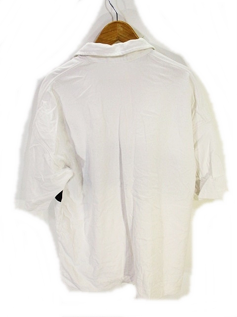 ジーユー Gu ポロシャツ 半袖 コットン 100 白 ホワイト S メンズ 146 ベクトルパーク