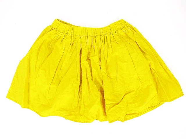 グローバルワーク Global Work キュロット 総ゴム 無地 イエロー M キッズ 146 ベクトルパーク