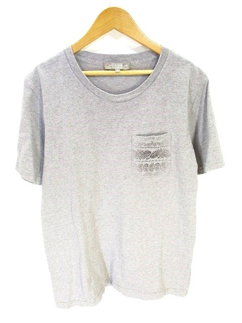 ユナイテッドアローズ A Day In The Life United Arrows Tシャツ カットソー 半袖 クルーネック 胸ポケット グレー M メンズ 146 ベクトルパーク