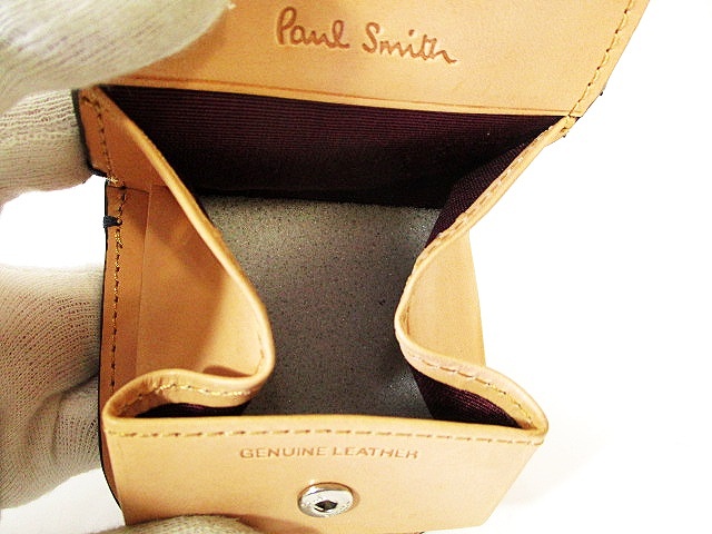 【未使用品】ポールスミス Paul Smith 小銭入れ コインケース ブラック 未使用品】ポール・スミス コインパスケース 小銭入れ カード
