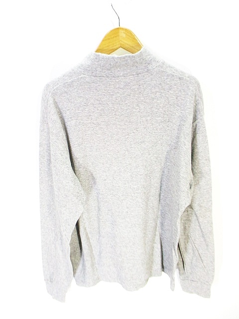 ユニクロ Uniqlo Tシャツ カットソー 長袖 ハイネック 無地 灰色 グレー M メンズ 146 ベクトルパーク