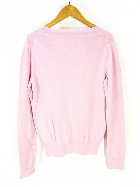 ユニクロ Uniqlo ニット セーター 長袖 カシミヤ混 Vネック ピンク M レディース 146 ベクトルパーク