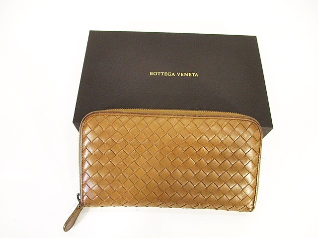 ボッテガヴェネタ BOTTEGA VENETA 長財布 ラウンドファスナー