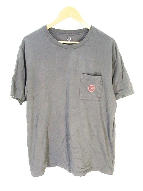 ユニクロ Uniqlo 呪術廻戦 Tシャツ クルーネック 半袖 綿100 グレー 灰色 Xl メンズ 146 ベクトルパーク