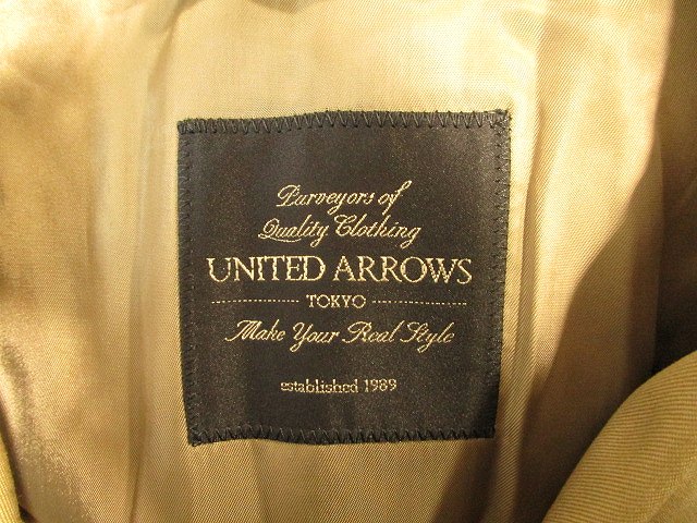 United Arrows ベージュコート ユナイテッドアローズ UNITED ARROWS トレンチ コート