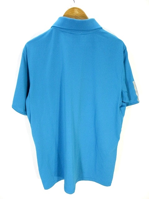 adidas originals ポロシャツ ライトブルー アディダス adidas ポロシャツ 半袖 水色 ライトブルー M 国内正規