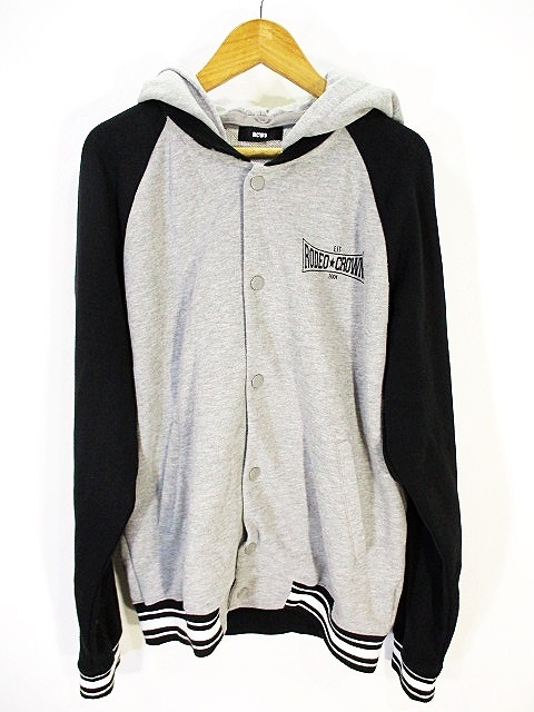 ロデオクラウンズワイドボウル Rodeo Crowns Wide Bowl Rcwb ビックパッチジャケット 長袖 グレー M レディース 146 ベクトルパーク