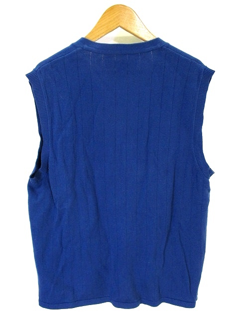 エディーバウアー Eddie Bauer ニット ベスト 無地 青 ブルー M メンズ 146 ベクトルパーク エディーバウアー Eddie Bauer ニット ベスト 無地 青 ブルー M メンズ 146 ベクトルパーク