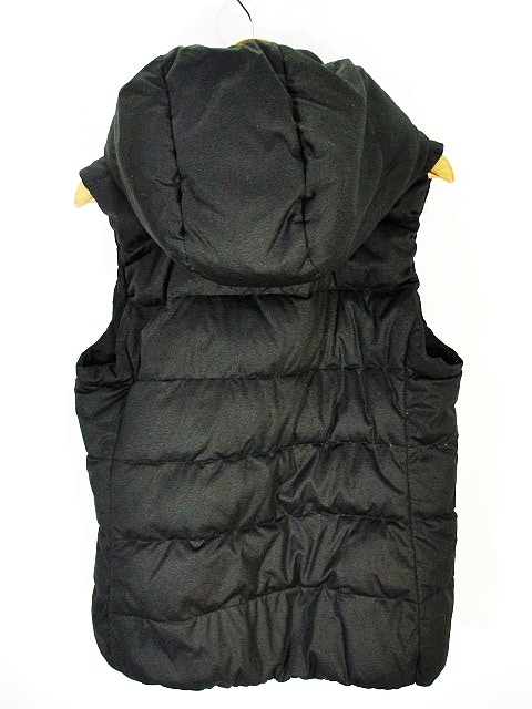 ユニクロ Uniqlo フード付きダウンベスト 無地 黒 ブラック サイズm レディース 146 ベクトルパーク