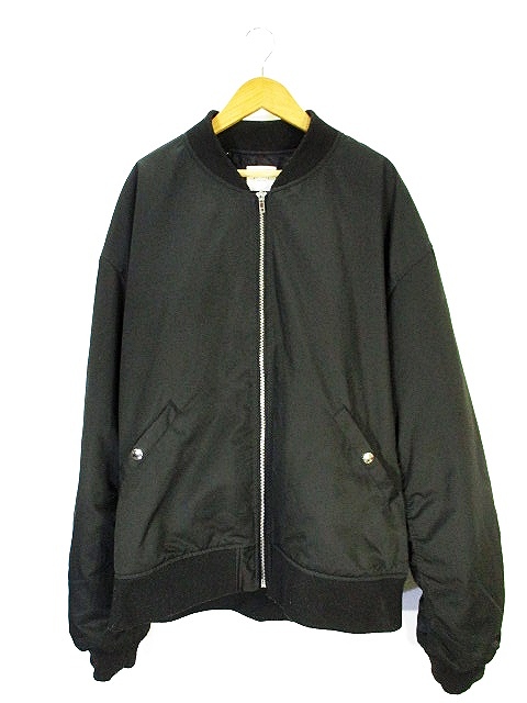 ウィゴー Wego アウター ブルゾン Ma 1 長袖 中綿 ブラック 黒 Sizem メンズ 146 ベクトルパーク