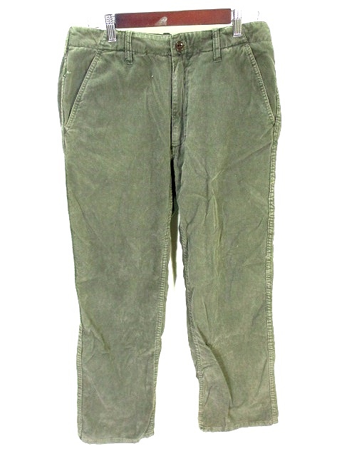 ステューシー STUSSY コーデュロイ パンツ ロング カーキ系 32 ZX  