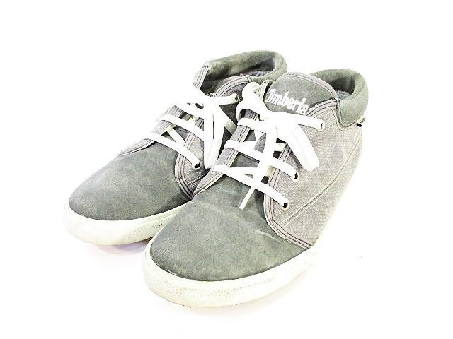 ティンバーランド Timberland アースキーパーズ スエード スニーカー ローカット グレー ロゴ 刺繍 26 5 メンズ 146 ベクトルパーク