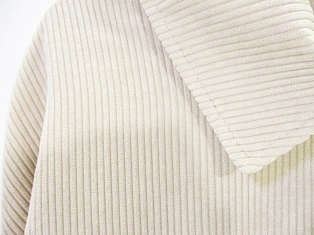 グレイル GRL コーデュロイ ジャケット オーバーサイズ ベージュ 無地