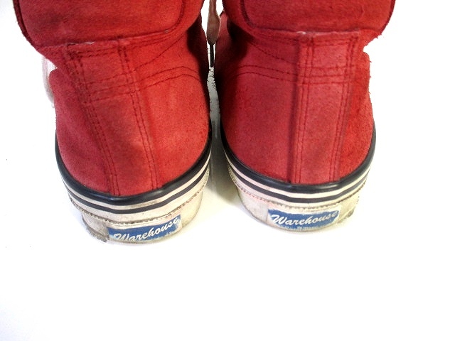 ウエアハウス Warehouse スエード ハイカット スニーカー 赤 レッド 8 メンズ 146 ベクトルパーク