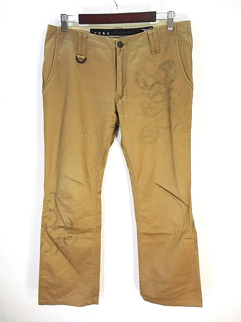 ロアー roar チノパン ロング ワンポイント ベージュ 3 ZX メンズ 146