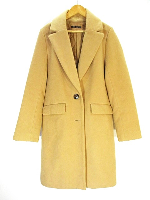 イング Ingni コート チェスター 長袖 無地 シンプル ベージュ Sizem レディース 146 ベクトルパーク