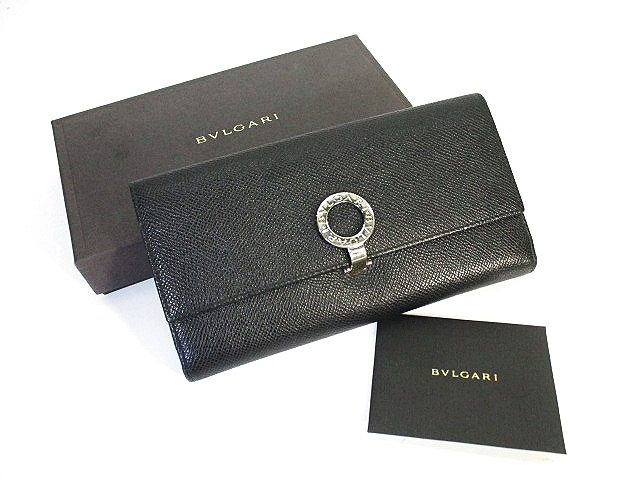 ブルガリ Bvlgari 財布 長財布 ロゴクリップ 二つ折り ブラック 黒 メンズ レディース 146 ベクトルパーク
