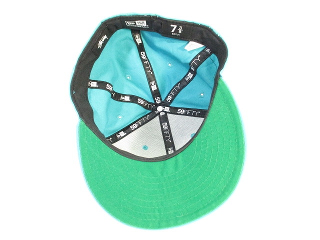 ニューエラ NEW ERA ×STUSSY キャップ 帽子 青 ブルー 7 8/3