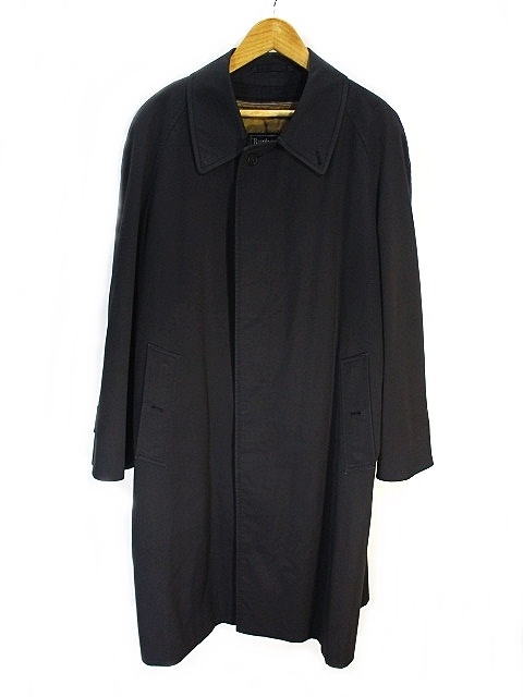 バーバリーズ Burberrys バルマカーン ステンカラー コート ネイビー