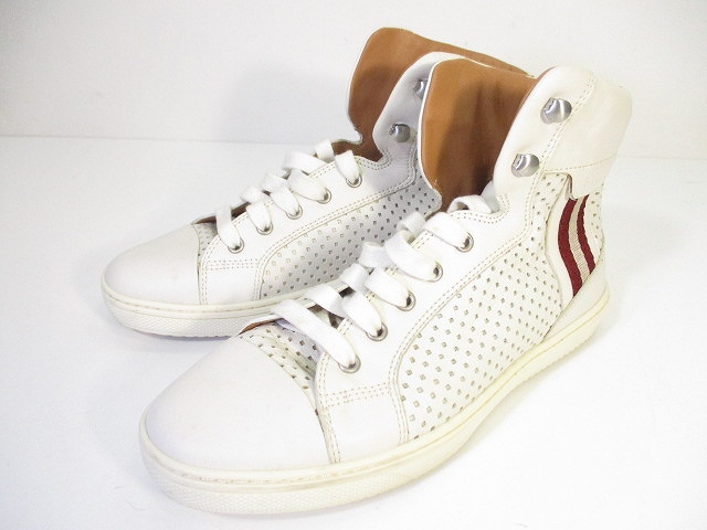 バリー Bally ハイカット スニーカー 白 ホワイト 24 5 Zx レディース 146 ベクトルパーク