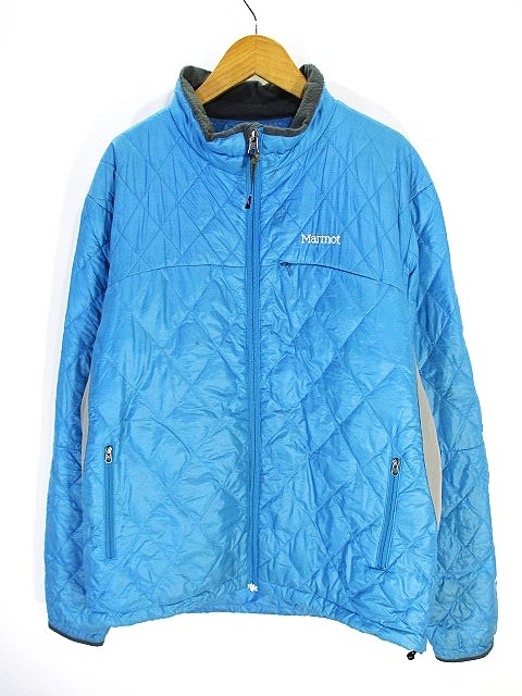マーモット MARMOT ハイブリッド ダウン ジャケット 青 ブルー L 