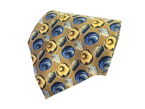 ジムトンプソン Jim Thompson ネクタイ レギュラー タイ 貝 シルク ベージュ系 メンズ 146 ベクトルパーク