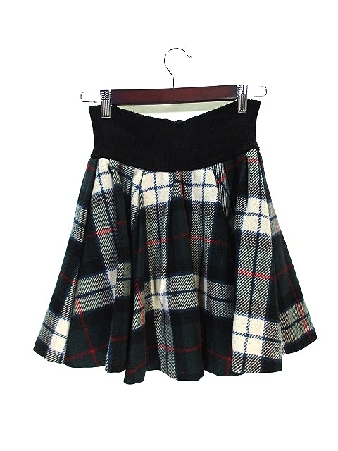 BURBERRY ブルーレーベル チェック柄 フレアスカート 38 BURBERRY BLUE  