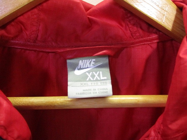 ナイキ NIKE ナイロン ジャケット ジップアップ 紫 パープル XXL 国内