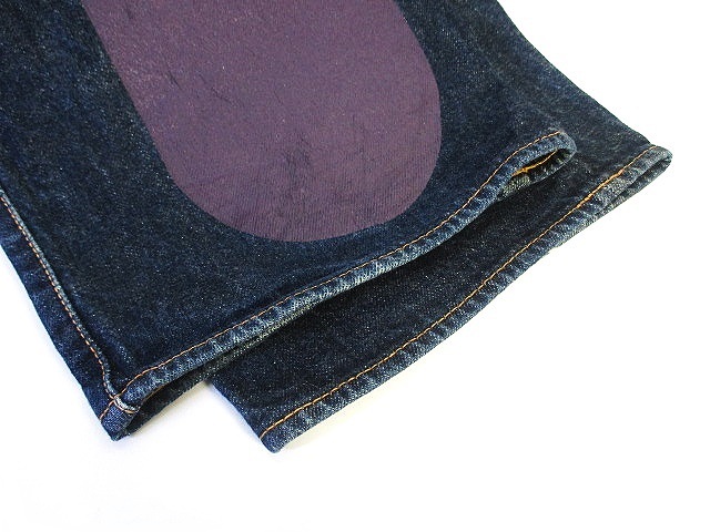 エヴィス EVISU セルビッチ デニム パンツ ビッグカモメ プリント