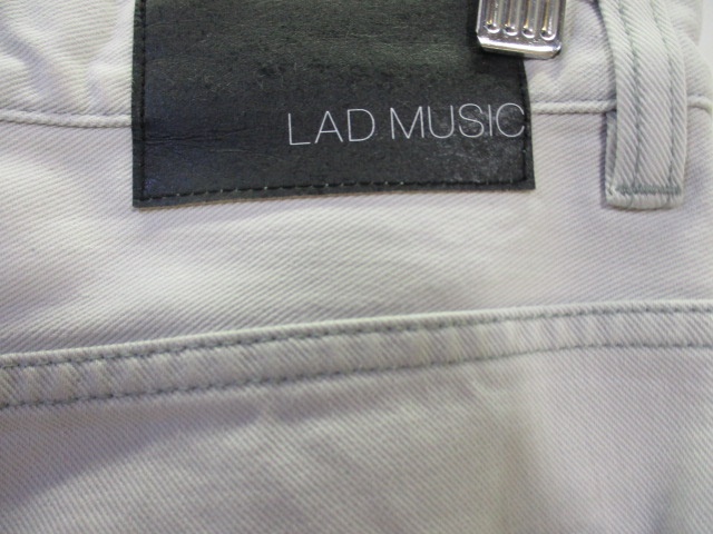 ラッドミュージシャン LAD MUSICIAN デニム パンツ ジーンズ ジッパー 水色 42 ZX メンズ