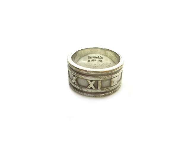 ティファニー TIFFANY & CO. 1995刻印 アトラス ワイド リング 指輪 19 