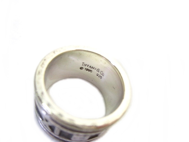 ティファニー TIFFANY & CO. 1995刻印 アトラス ワイド リング 指輪 12 
