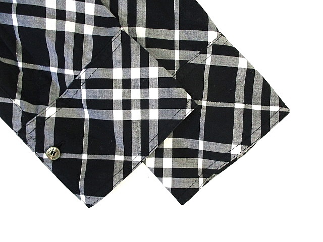 BURBERRYバーバリーシャツブラウスノバチェック黒40