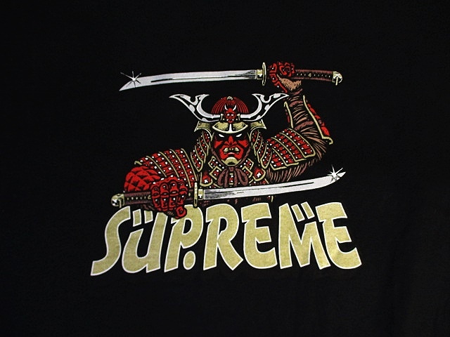 シュプリーム SUPREME samurai Tee プリント Tシャツ カットソー