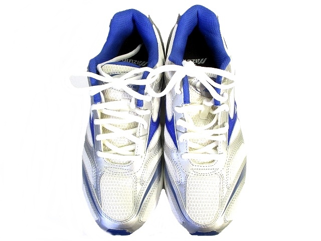 Mizuno ランニングシューズ 青/ホワイト ミズノ MIZUNO マキシマイザー ランニング シューズ 白 青