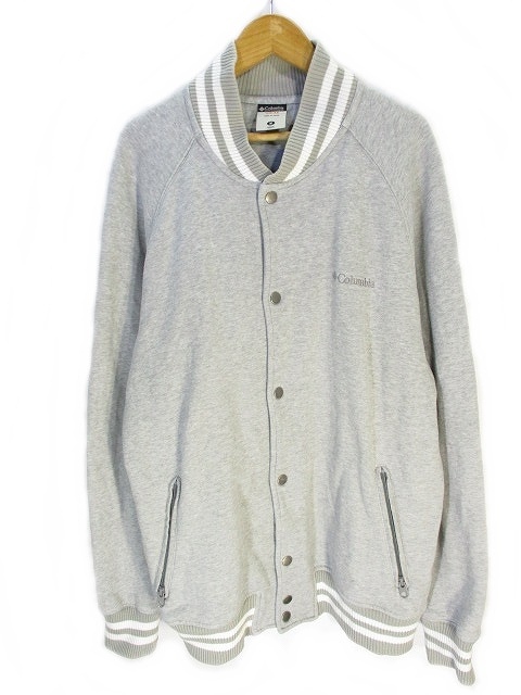 コロンビア Columbia スウェット スタジャン ブルゾン グレー M メンズ 
