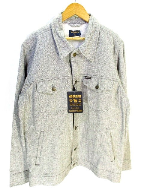未使用品 ウールリッチ WOOLRICH ヘリンボーン ダブルポケット 