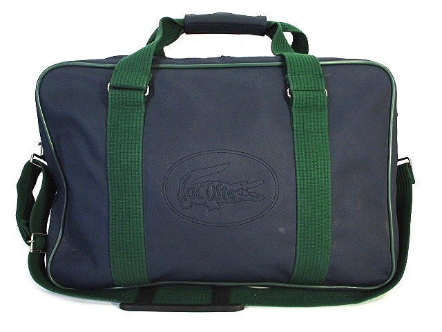 ラコステ LACOSTE 2way ボストン バッグ 旅行かばん 多収納 ロゴ 