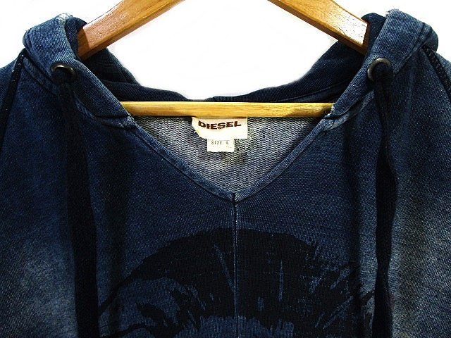 ディーゼル DIESEL ヴィンテージ加工 パーカー プルオーバー