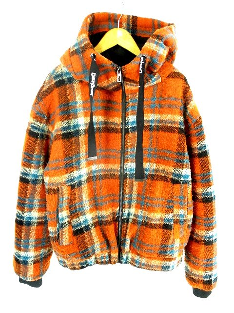 デシグアル Desigual フード付き ブルゾン ジャケット チェック 柄 